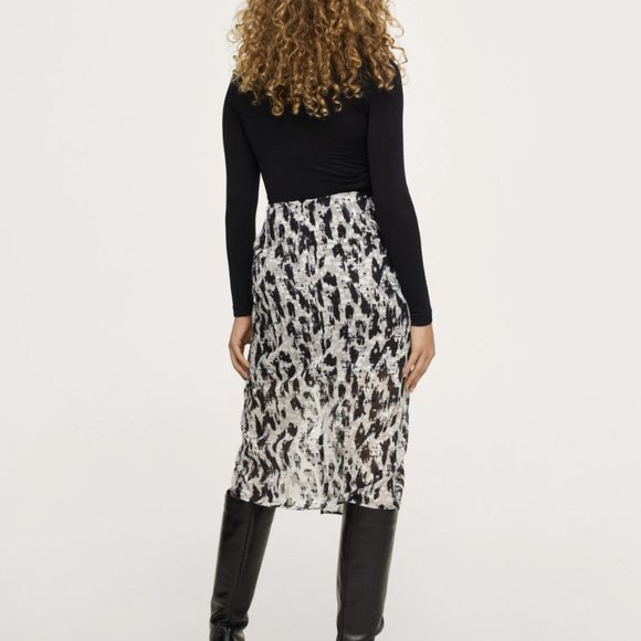 Mango Print Midi Skirt - Picture 3 of 7
